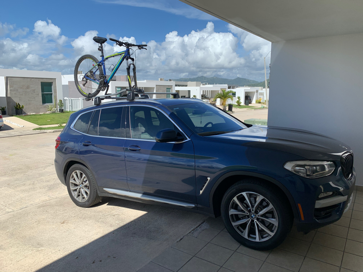 Portabici da tetto BMW X3